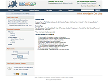 Tablet Screenshot of euroinfodata.com